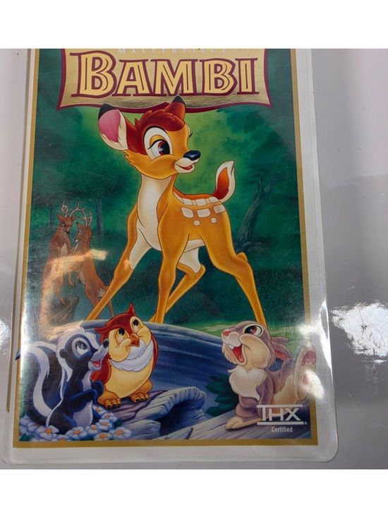 Disney Other - Walt Disney Masterpiece Bambi 55th Anniversary Limited Ed VHS Clam Shell